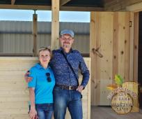 Баня 3 на 6 из бруса с террасой